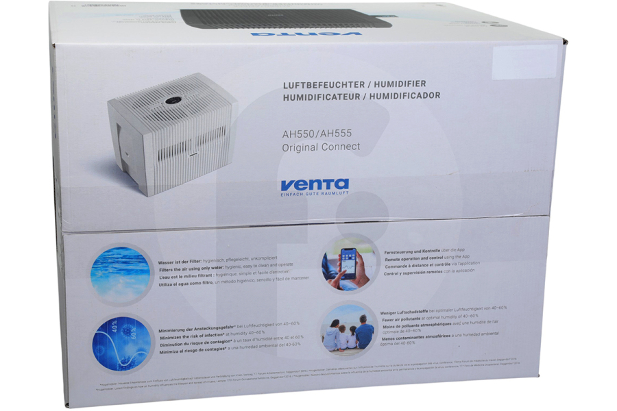 Venta  Venta Humidificador AH555 Original Connect negro 7055500
