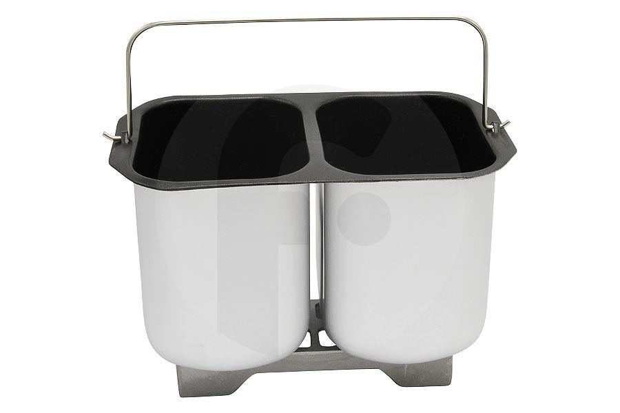 Inventum Máquina para hacer pan Inventum bandeja para hornear (bandeja para pan) doble máquina de pan 20700900039 apto para entre otros BM125/01