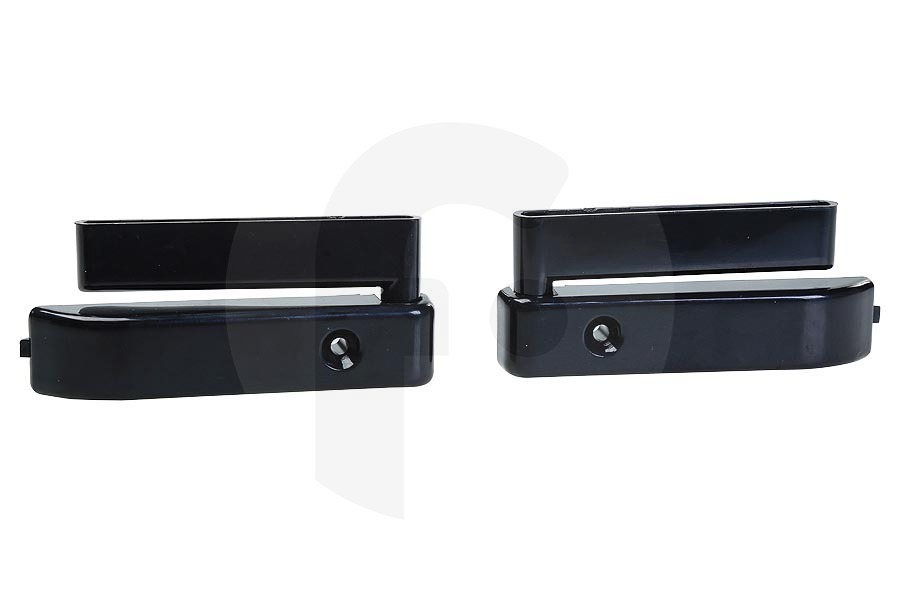 Inventum Campana extractora Inventum juego de bisagras para vidrio iluminación negro campana extractora 40600909007 apto para entre otros AKO6001, AKO6002, AKO6012