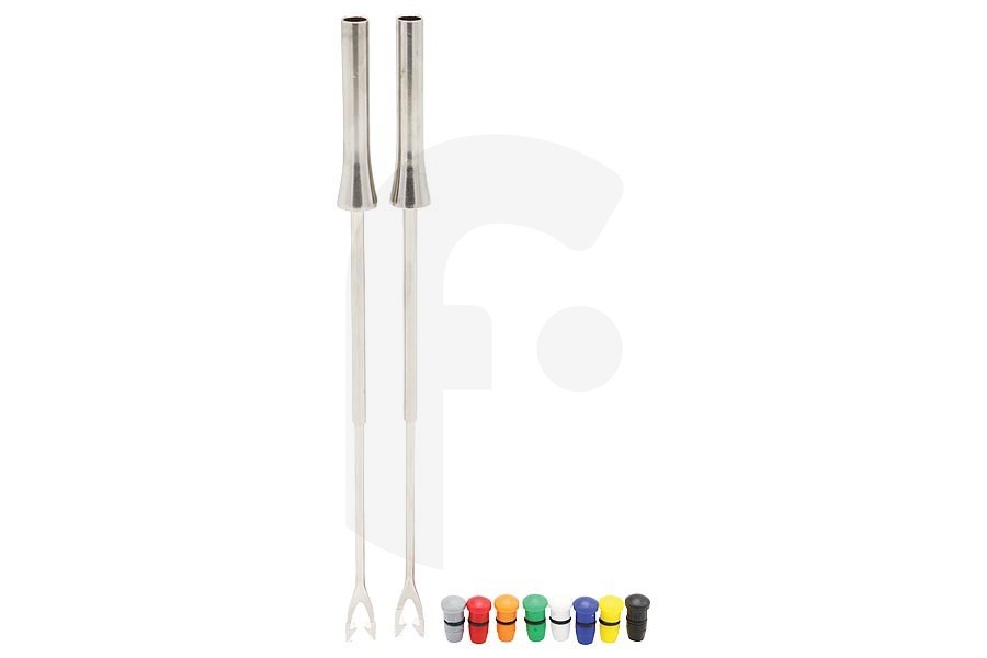 WMF Set de fondue Tenedor para fondue para WMF y otros olla de fondue FS1000050144, FS-1000050144 apto para entre otros fondue lono