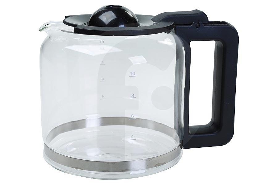 WMF caffettiera (caraffa in vetro) incl. coperchio nera macchina del caffe FS1000039924 adatto a tra cui Stelio, Terra