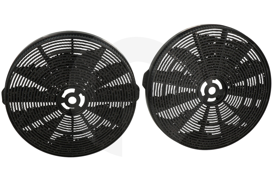 Faber filtro de carbón 2 unidades para campana extractora 112.0569.559 apto para entre otros TSPG X/BK A60 2LS, TSP X A60 2LS, VRT BK A60 2LS