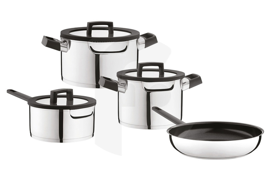 BergHOFF 1315168 Pentola a pressione Set di pentole BergHOFF da 7 pezzi Uqonic Downdraft 1111049 adatto a tra cui in sette parti