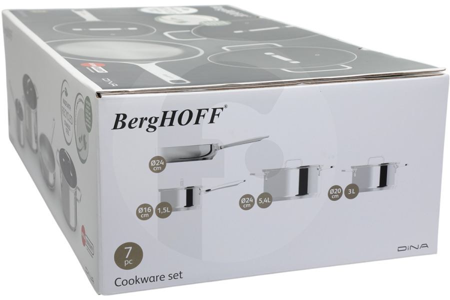 BergHOFF  BergHOFF set di pentole da cucina Helix 7 pezzi 1315085