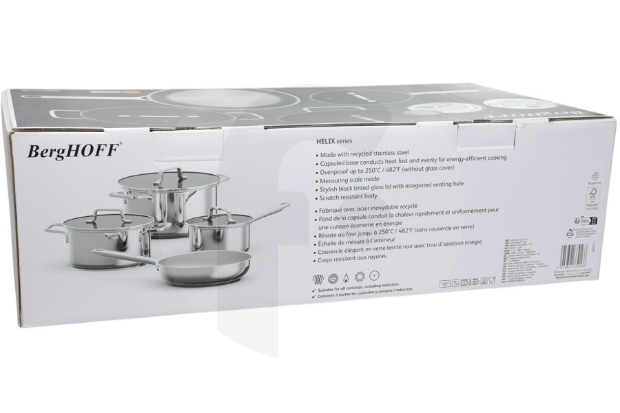 BergHOFF  BergHOFF set di pentole da cucina Helix 7 pezzi 1315085