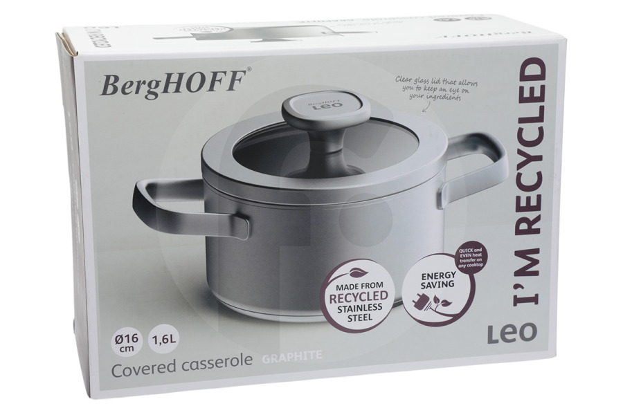 BergHOFF  BergHOFF LEO RECYCLED Pentola Grafite 16 cm 3950491