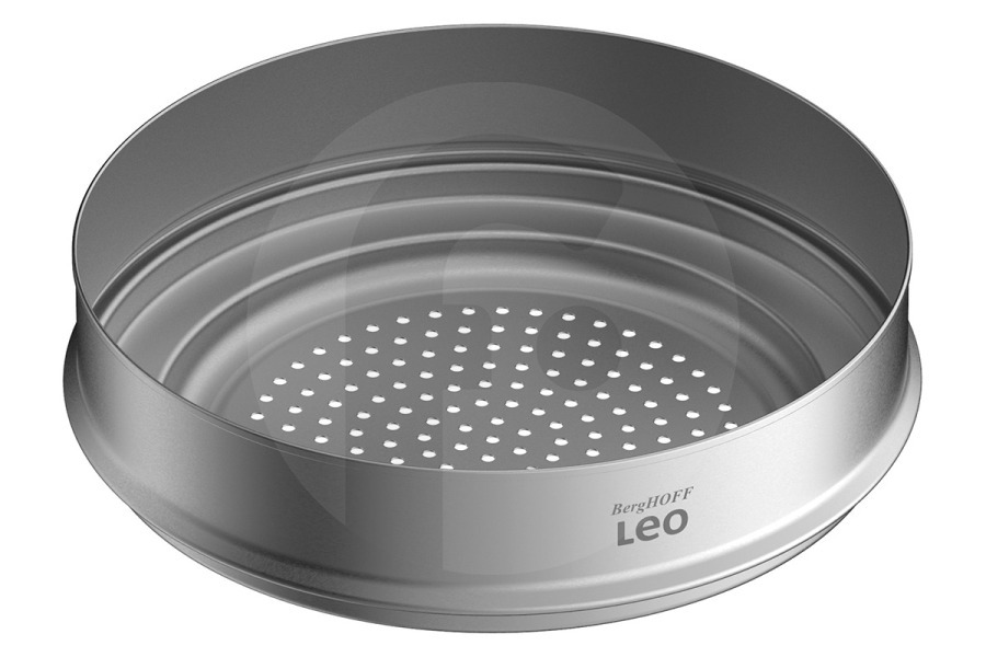 BergHOFF 3950494 LEO RECICLADO Olla a presión Cesta de vapor Grafito 20-24cm apto para entre otros 20-24cm