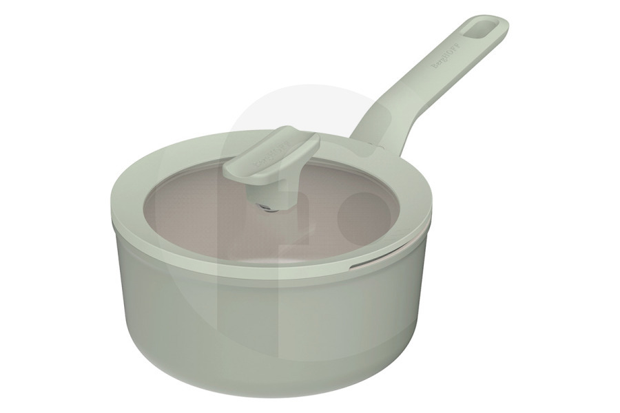 BergHOFF Pentola a pressione BergHOFF LEO recycled casseruola antiaderente Balance Sage 18cm 3950448 adatto a tra cui 18 centimetri