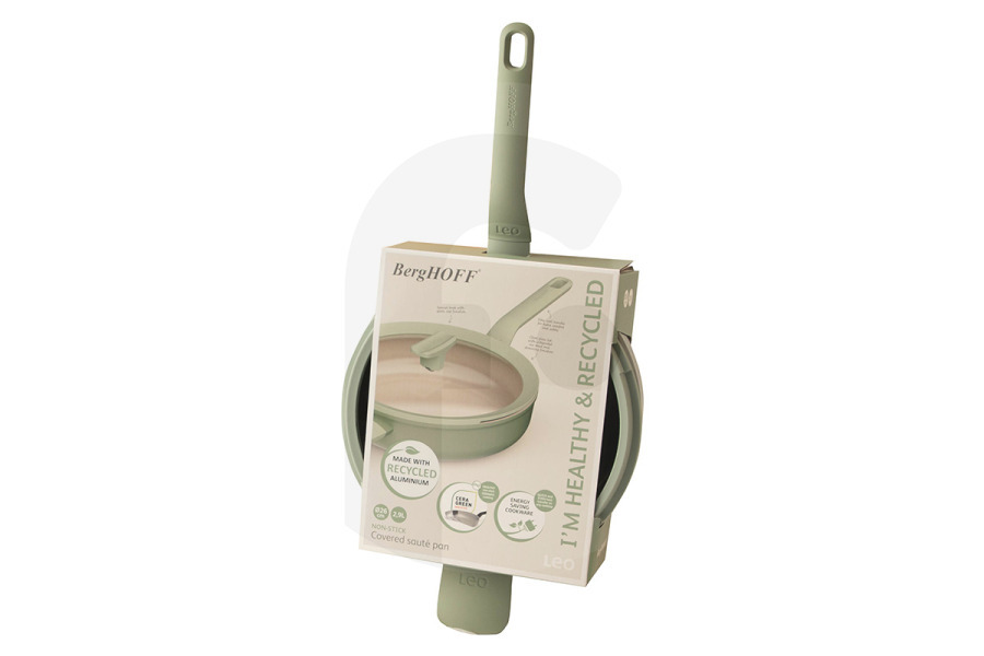 BergHOFF  BergHOFF LEO recycled casseruola alta antiaderente Balance Sage 26cm 3950449