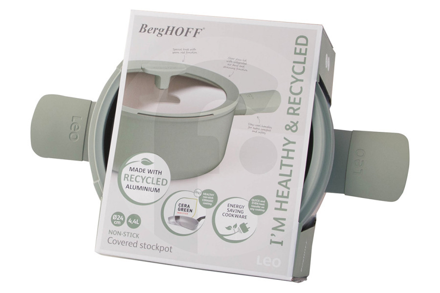 BergHOFF  BergHOFF LEO recycled pentola antiaderente Balance Sage 24cm 3950452