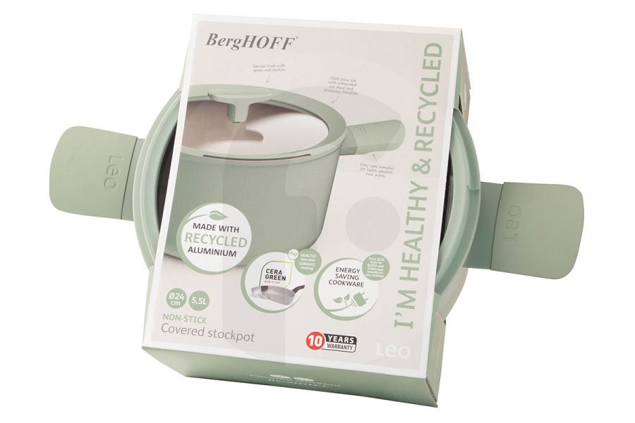 BergHOFF  BergHOFF LEO recycled pentola antiaderente Balance Sage 24cm 3950453