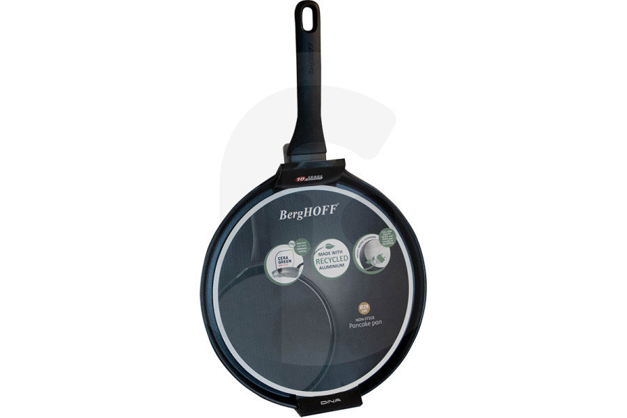 BergHOFF Sartén para crêpes Helix Antiadherente 28 cm para olla a presión  1315091 apto para entre otros Inducción, Halógena, Vitrocerámica, Gas