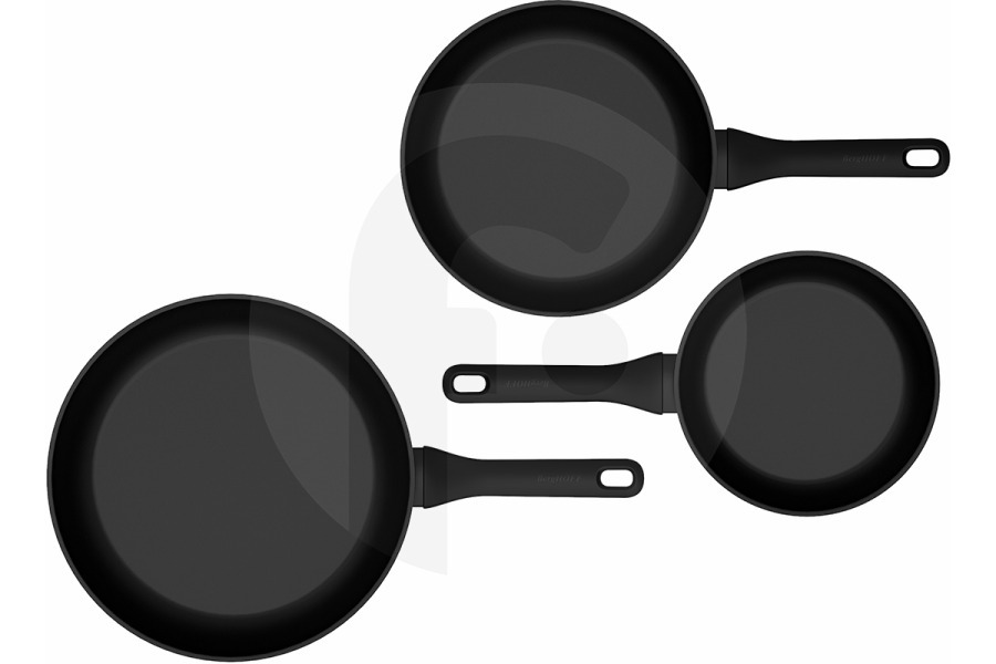 BergHOFF  Set di padelle Helix Antiaderenti 20, 24 e 28 cm per pentola a pressione BergHOFF 1315090