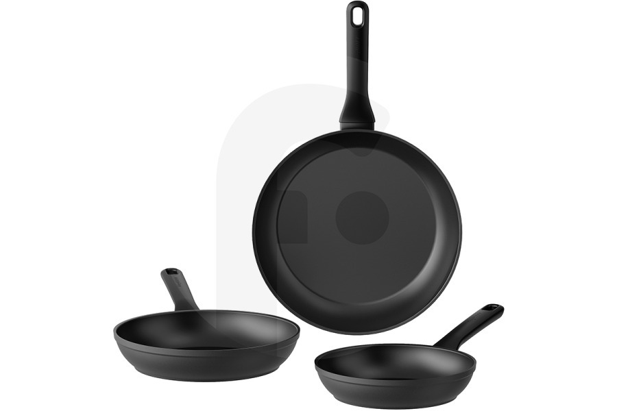BergHOFF  Set di padelle Helix Antiaderenti 20, 24 e 28 cm per pentola a pressione BergHOFF 1315090