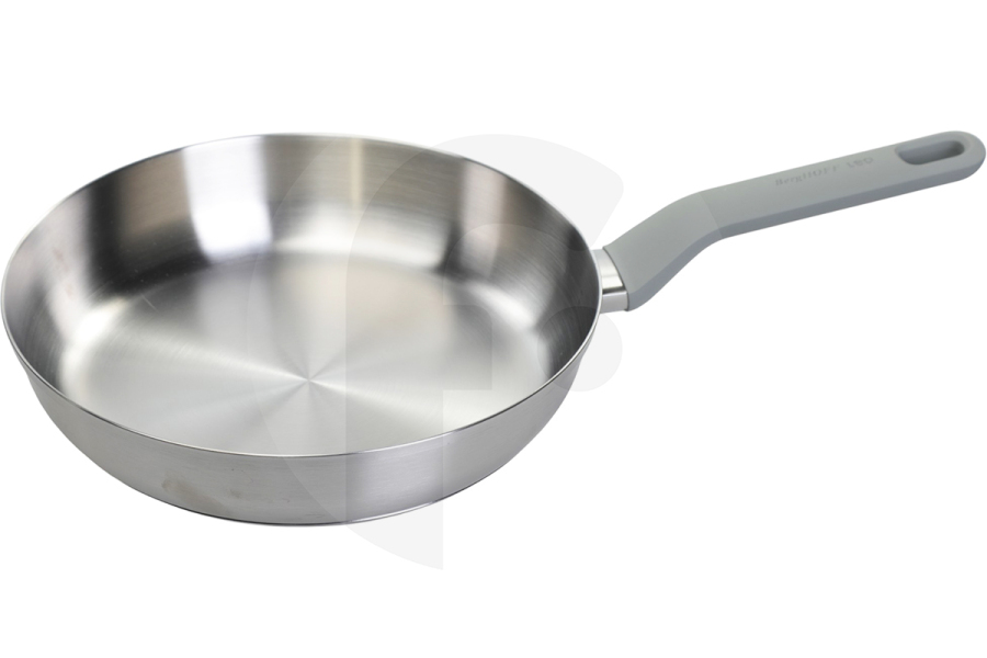 Universeel BergHOFF sartén 24 cm SS18/10 Moonmist olla a presión 3950724 apto para entre otros Inducción, Halógena, Vitrocerámica, Gas