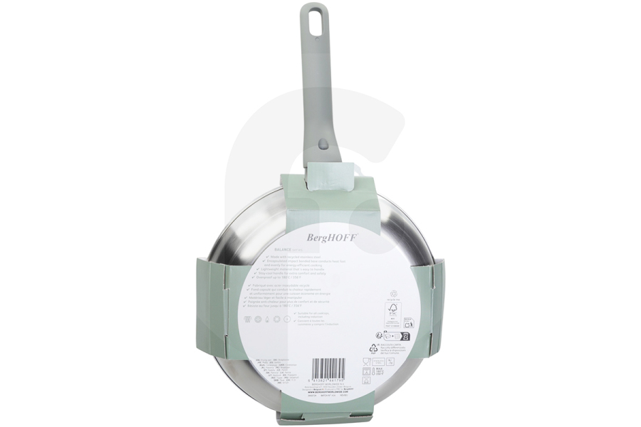 Universeel  BergHOFF sartén 24 cm SS18/10 Moonmist olla a presión 3950724