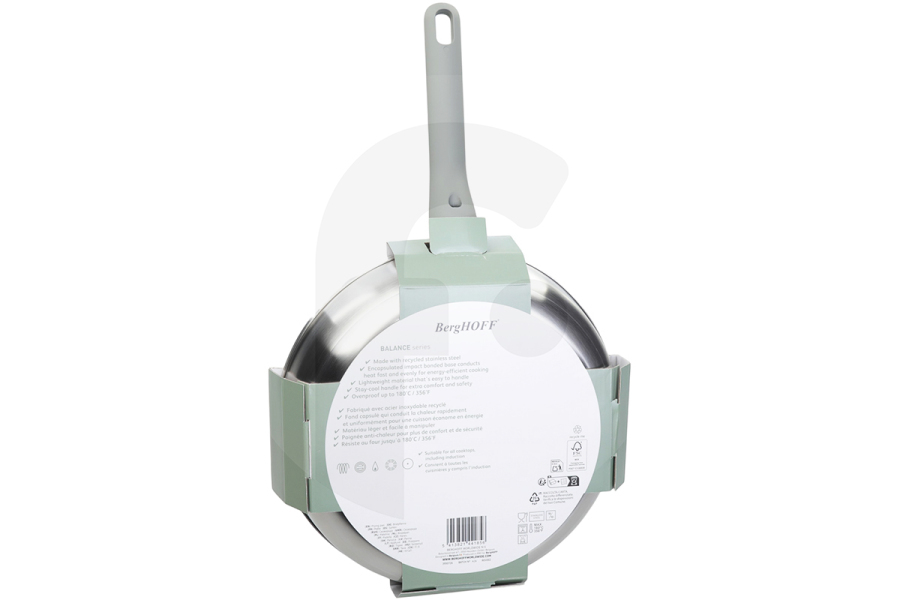 Universeel  BergHOFF sartén 28 cm SS18/10 Moonmist olla a presión 3950726
