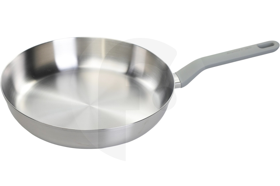 Universeel BergHOFF sartén 28 cm SS18/10 Moonmist olla a presión 3950726 apto para entre otros Inducción, Halógena, Vitrocerámica, Gas