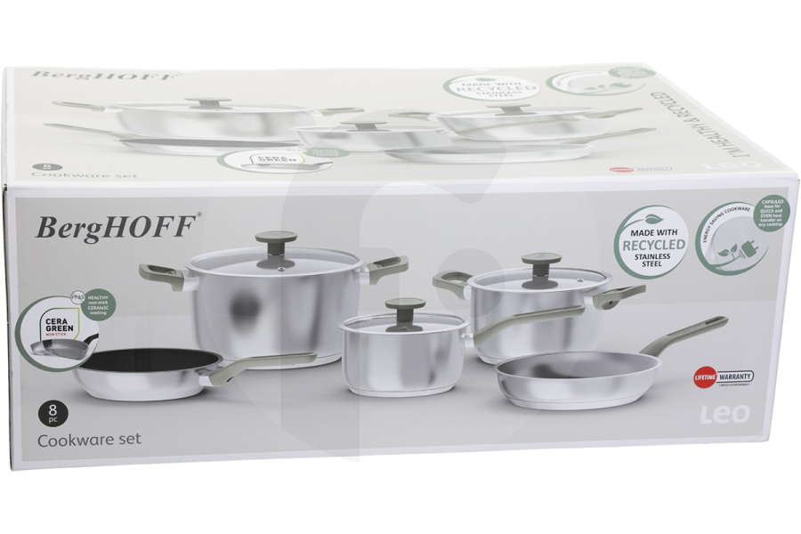 Universeel  BergHOFF Bolt batería de cocina de 8 piezas olla a presión 3950637