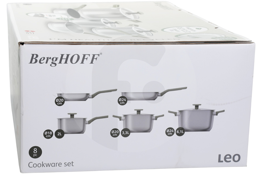 Universeel  BergHOFF Bolt batería de cocina de 8 piezas olla a presión 3950637