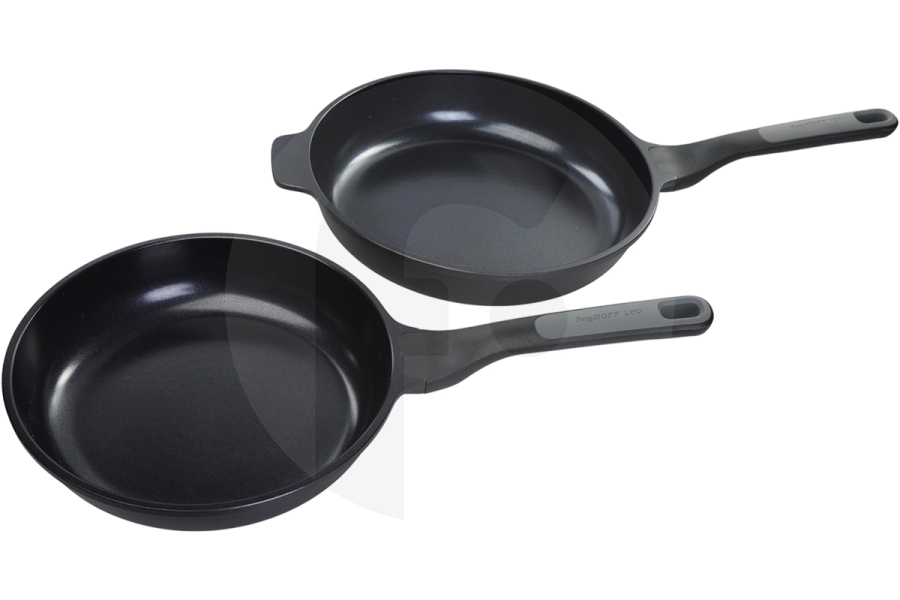 Universeel  BergHOFF Stone+ juego de sartenes antiadherentes 24 y 28 cm olla a presión 3950599 apto para entre otros Inducción, Halógena, Vitrocerámica, Gas