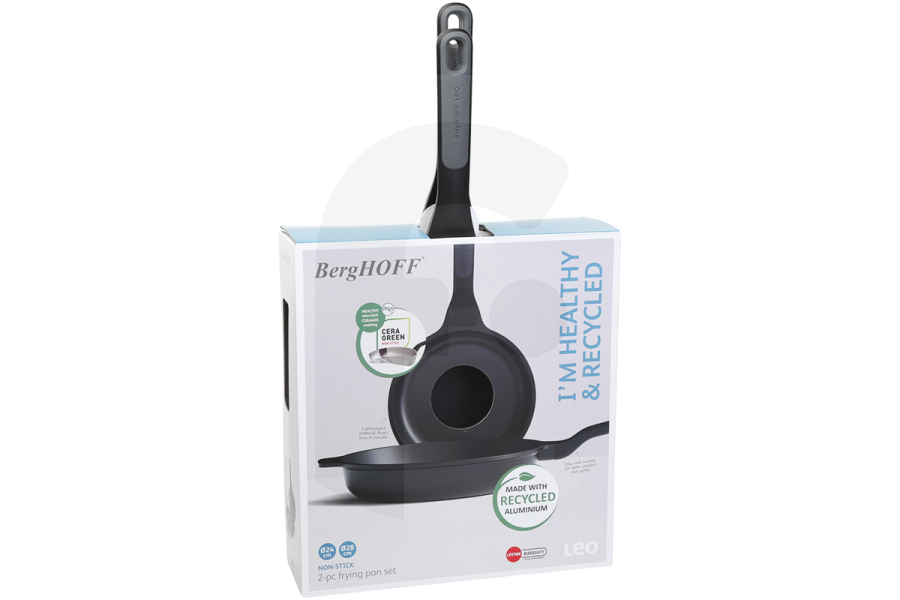 Universeel  BergHOFF Stone+ set di padelle antiaderenti 24 e 28 cm pentola a pressione 3950599