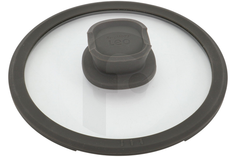 BergHOFF LEO Olla a presión Tapa de vidrio Stone 20 cm para cacerola 3950322 apto para entre otros 20cm